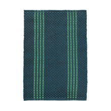 Load image into Gallery viewer, Sorrento Stripe Rug | Blue &amp; Green
