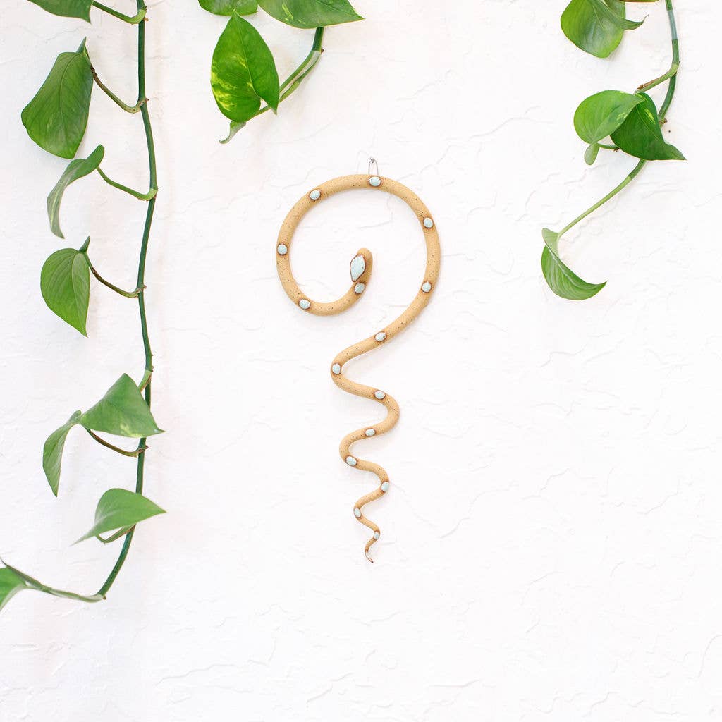 Ceramic Wall Snake | Medium