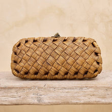 Load image into Gallery viewer, Rattan Wide Weave Clutch
