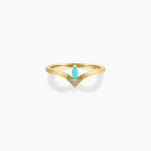 Floating Gemstone Ring | Turquoise