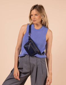 Beck's Bum Bag | Midnight Blue Classic Leather