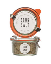 Load image into Gallery viewer, Grey Salt Olive and Thyme Glass Jar
