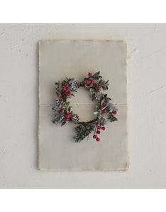 Boxwood Wreath with Berries
