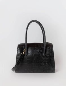 Kate Bag | Black Croco Classic Leather