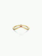 Load image into Gallery viewer, Arched Triangle Ring | Champagne
