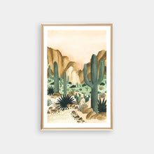 Load image into Gallery viewer, Warm Desert Art Print Greeting Card
