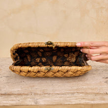 Load image into Gallery viewer, Rattan Wide Weave Clutch
