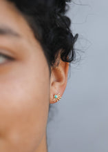 Load image into Gallery viewer, Sun Ray Earrings | Turquoise
