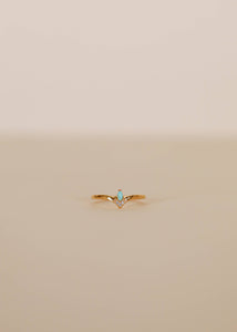 Floating Gemstone Ring | Turquoise
