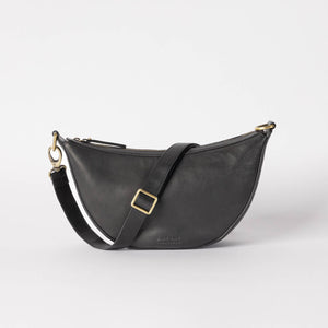 Leo Bag | Black Soft Grain Leather