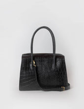 Load image into Gallery viewer, Kate Bag | Black Croco Classic Leather
