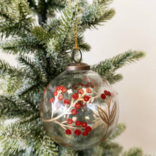 Load image into Gallery viewer, Glass Ball Berry Ornament
