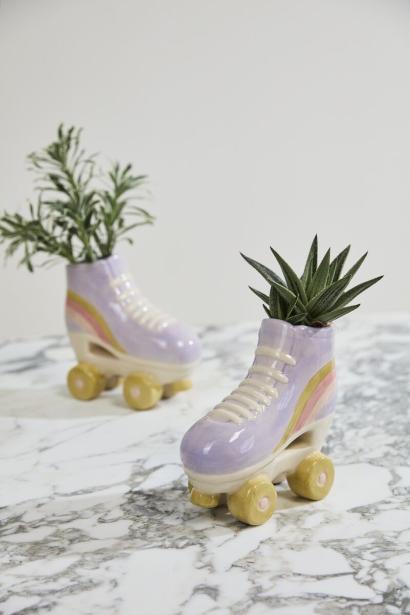 Rollerskate Vase