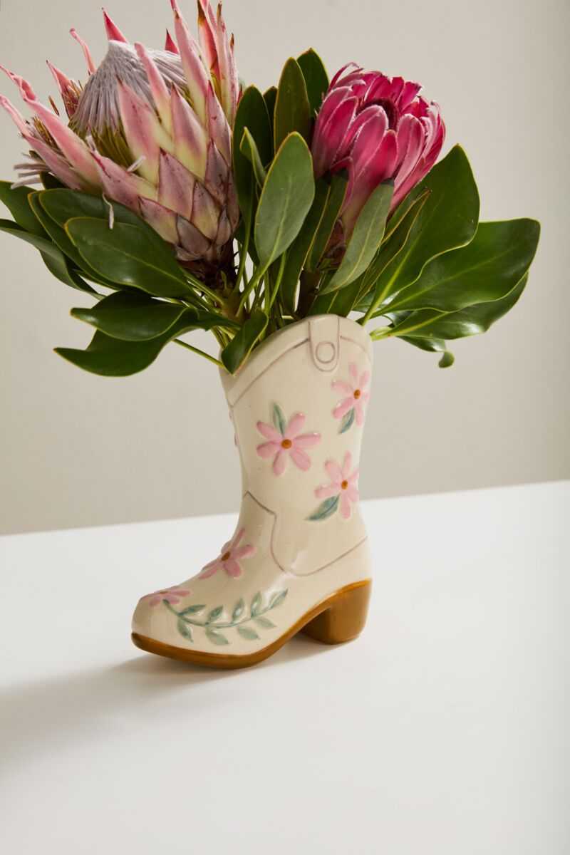 Cowgirl Vase