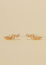 Load image into Gallery viewer, Cascading Baguette Drop Earrings | Gold
