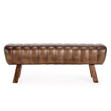 Load image into Gallery viewer, Florian Leather Bench
