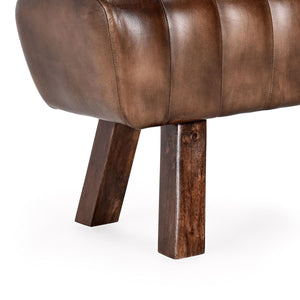 Florian Leather Bench