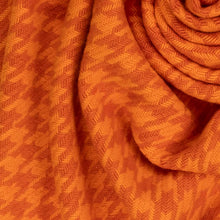 Load image into Gallery viewer, Houndstooth Throw | Orange
