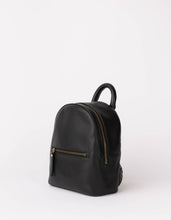 Load image into Gallery viewer, Ivy Mini Backpack l Black Soft Grain Leather
