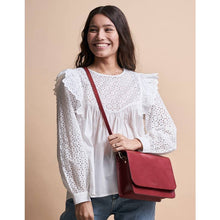 Load image into Gallery viewer, Audrey Bag l Ruby Classic Leather
