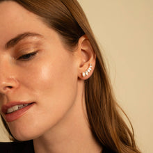 Load image into Gallery viewer, Emerald Cut Ear Climber
