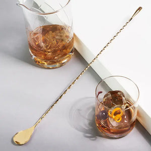 Gold-Plated Weighted Barspoon