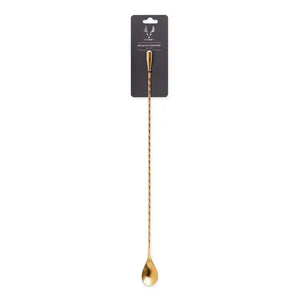 Gold-Plated Weighted Barspoon