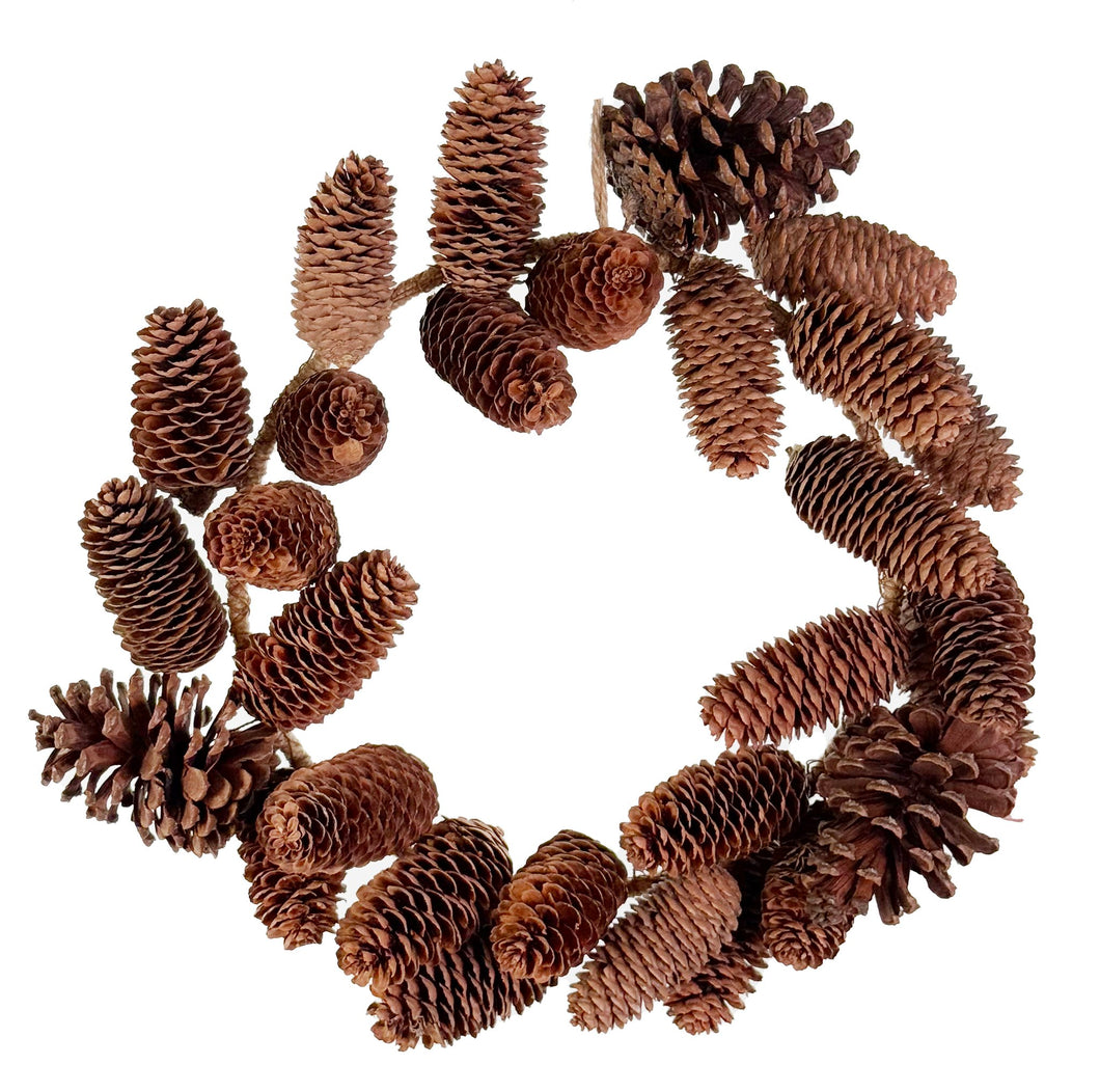 Mixed Pinecone Wreath