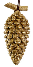 Load image into Gallery viewer, Gold Pinecone Ornament
