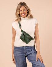 Load image into Gallery viewer, Beck&#39;s Bum Bag | Pine Green Classic Leather
