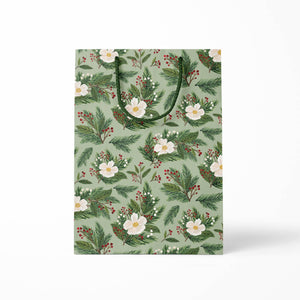 Holiday Floral Gift Bag