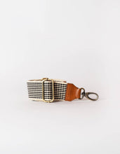 Load image into Gallery viewer, B + W Checkered Strap | Cognac Stromboli Leather
