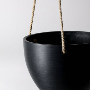 Signature Hanging Planter Pot | Black