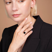 Load image into Gallery viewer, Black Art Deco Ring
