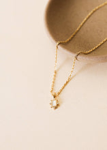 Load image into Gallery viewer, Gemstone Pendant Necklace | Mother of Pearl
