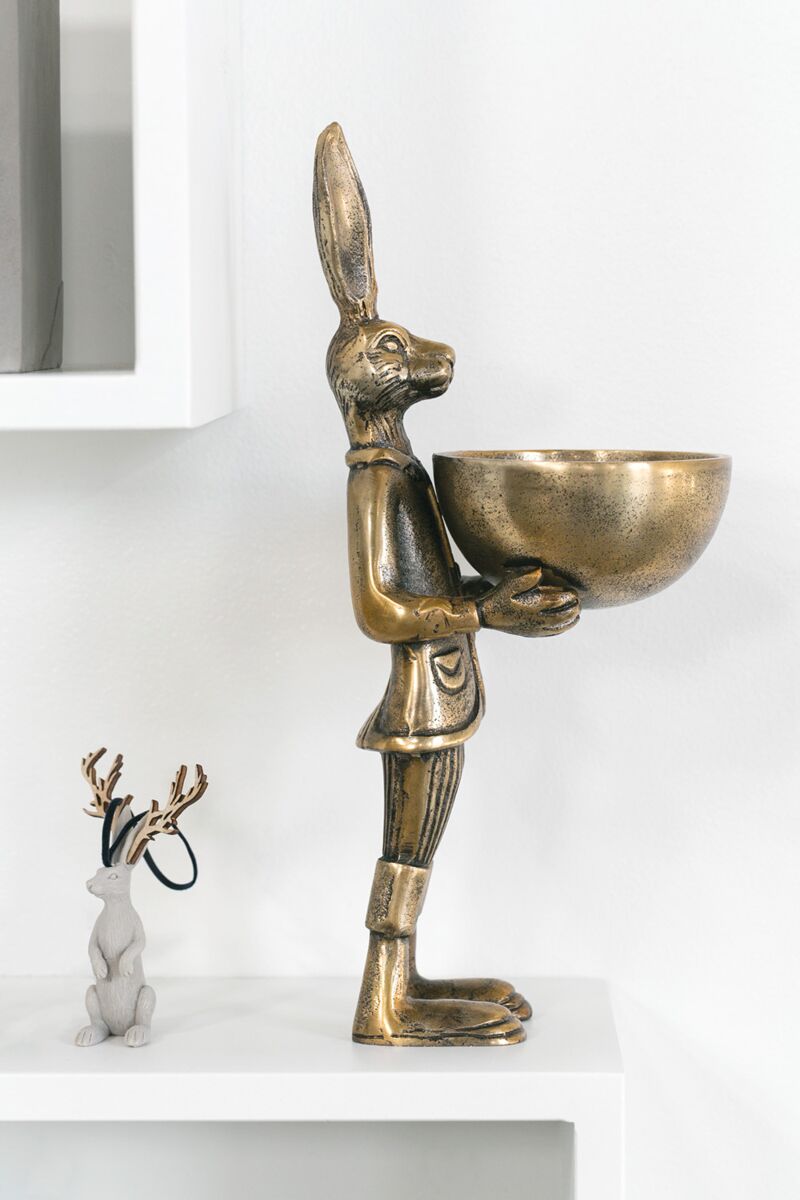 Brass Dish Stand l Hare