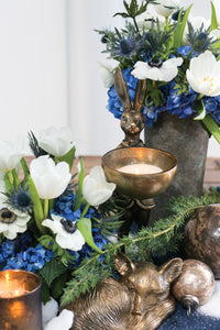 Brass Dish Stand l Hare