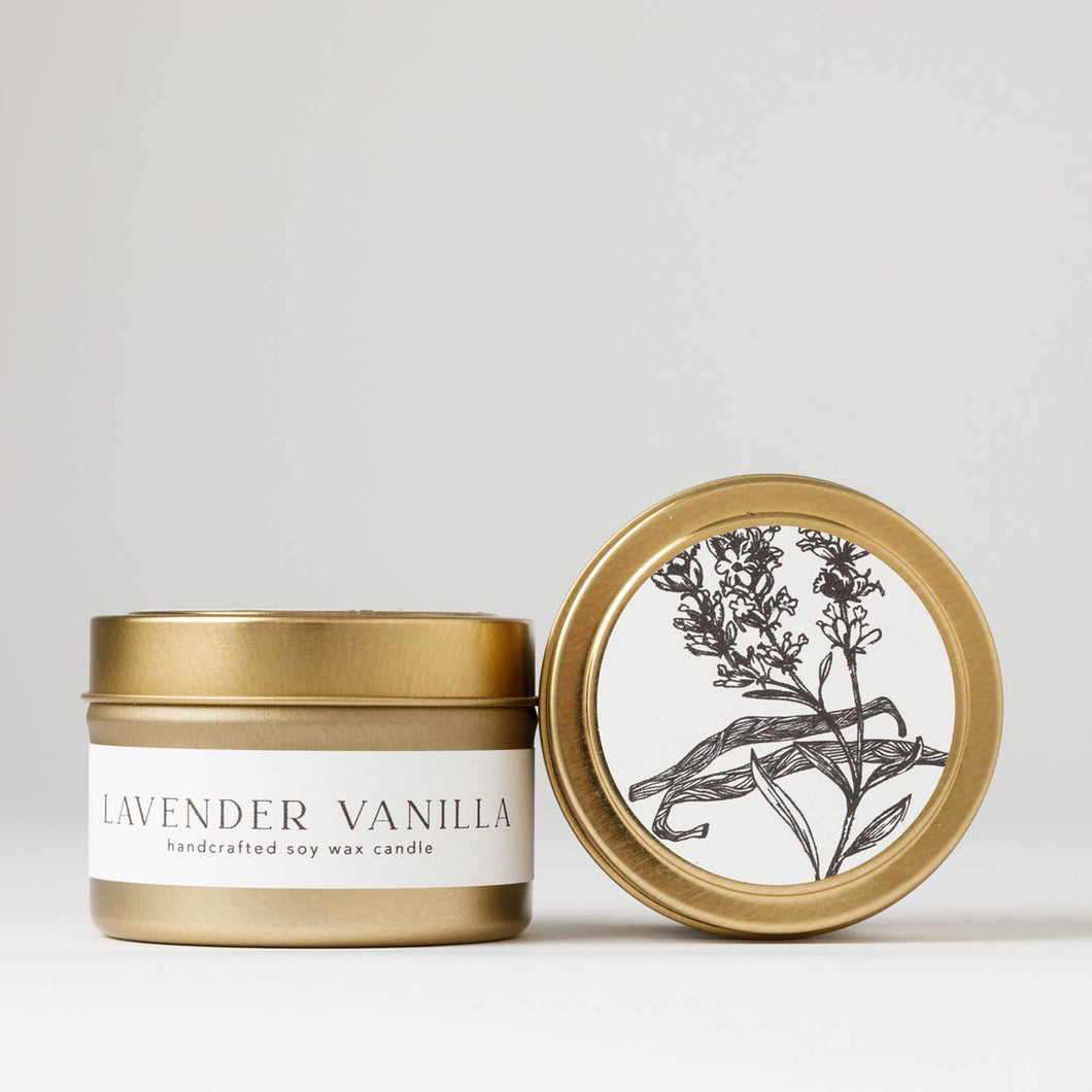 Tin Soy Candle | Lavender Vanilla