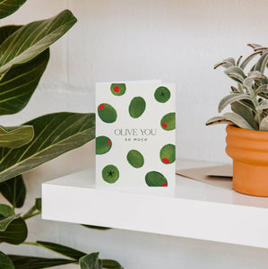 Olive You Love Greeting Card