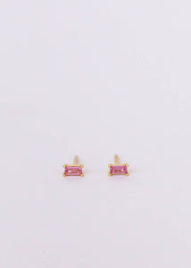 Baguette Earring | Rose