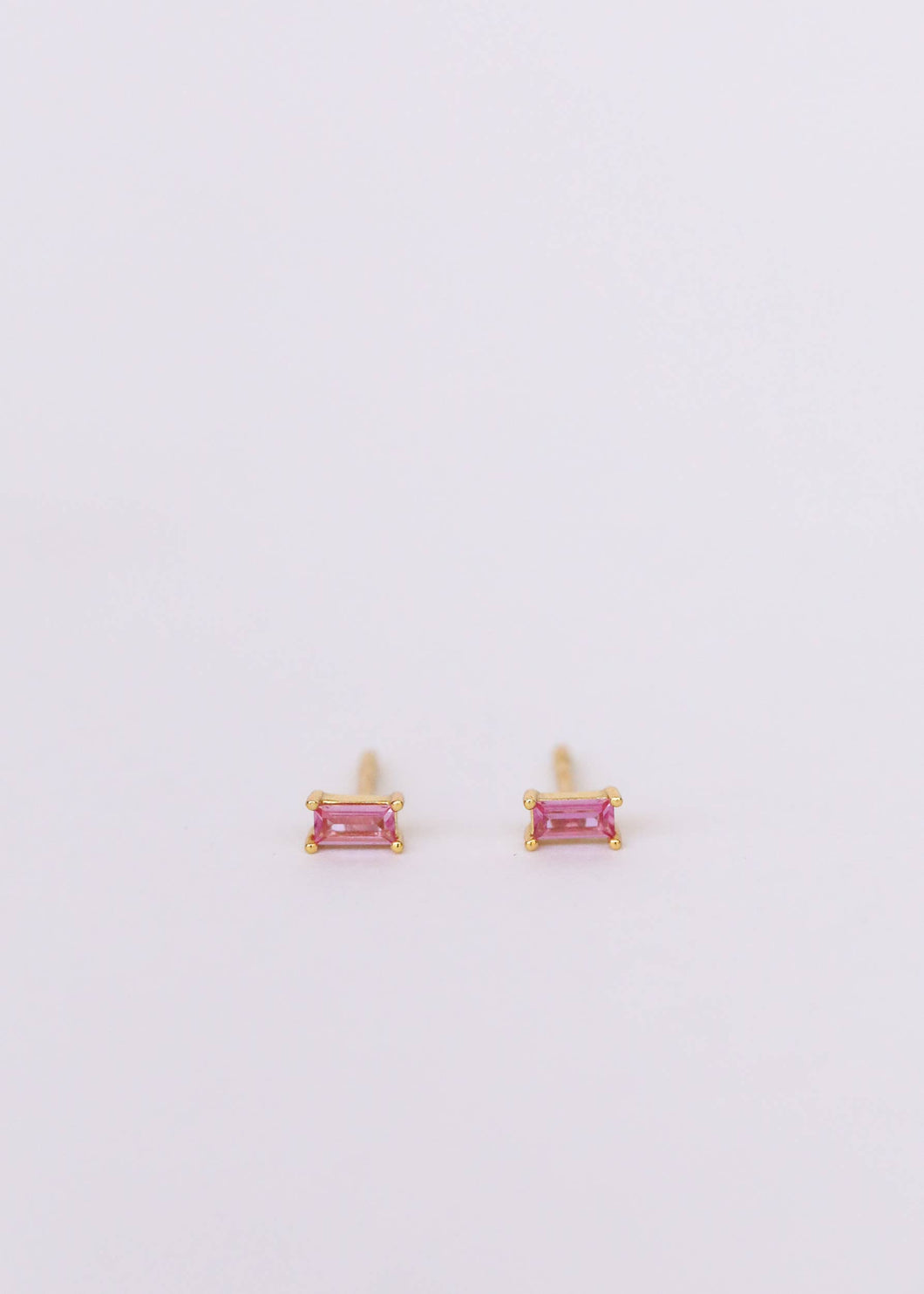 Baguette Earring | Rose