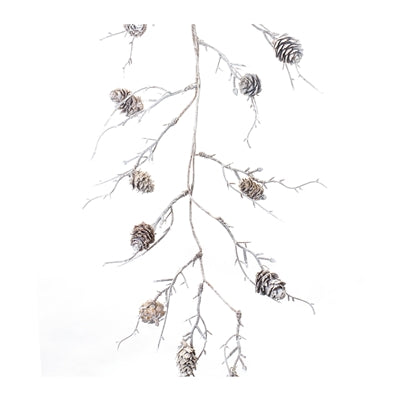 Icy Pinecone Garland