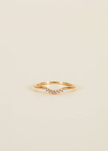 Load image into Gallery viewer, Arched Crown Ring | Champagne
