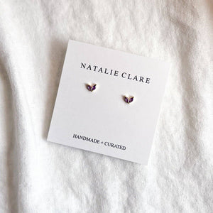 Winged Earrings | Lilac