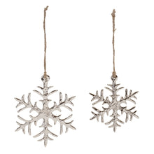 Load image into Gallery viewer, Snowflake Ornament l Aluminum
