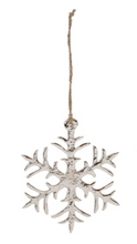 Load image into Gallery viewer, Snowflake Ornament l Aluminum
