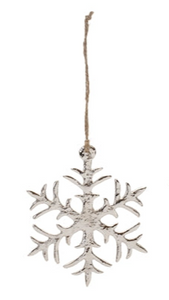 Snowflake Ornament l Aluminum