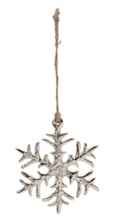 Load image into Gallery viewer, Snowflake Ornament l Aluminum
