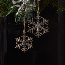 Load image into Gallery viewer, Snowflake Ornament l Aluminum
