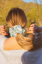 Load image into Gallery viewer, Eucalyptus Jumbo Scrunchie
